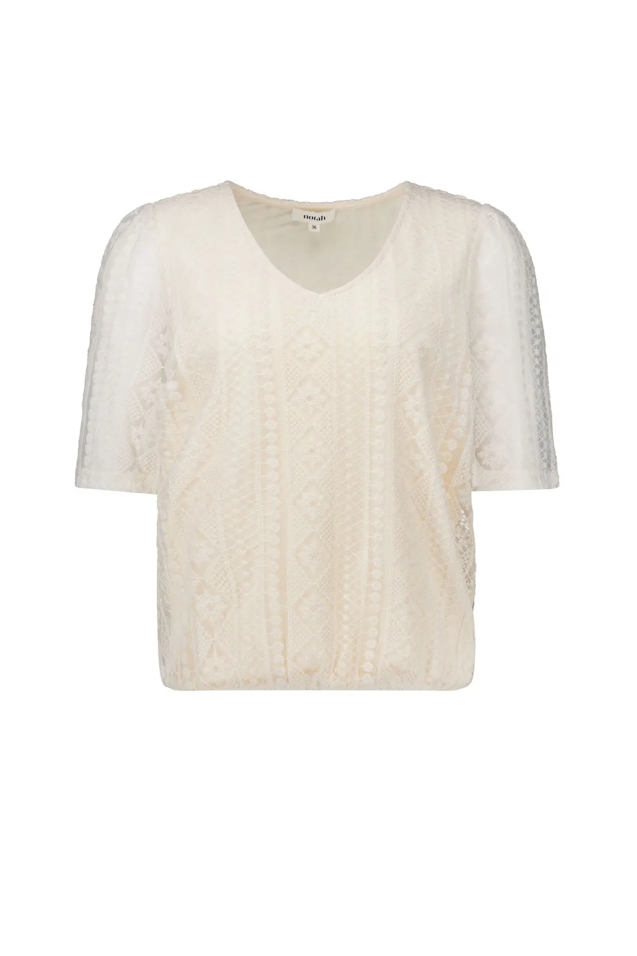Off-white kanten top