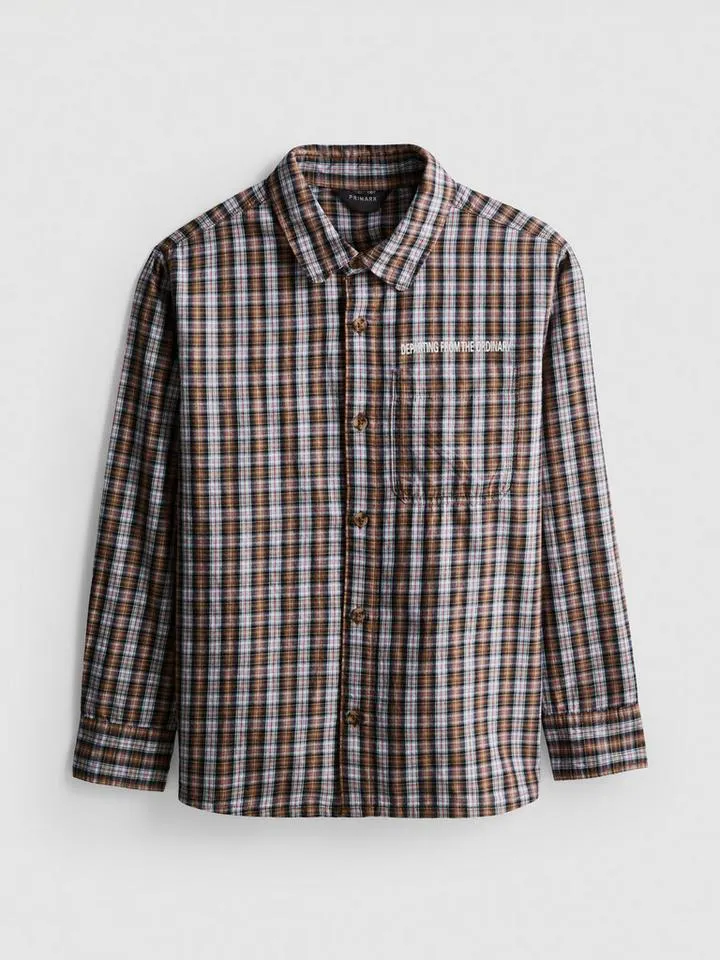 7–15 ans | Chemise imprimée à manches longues