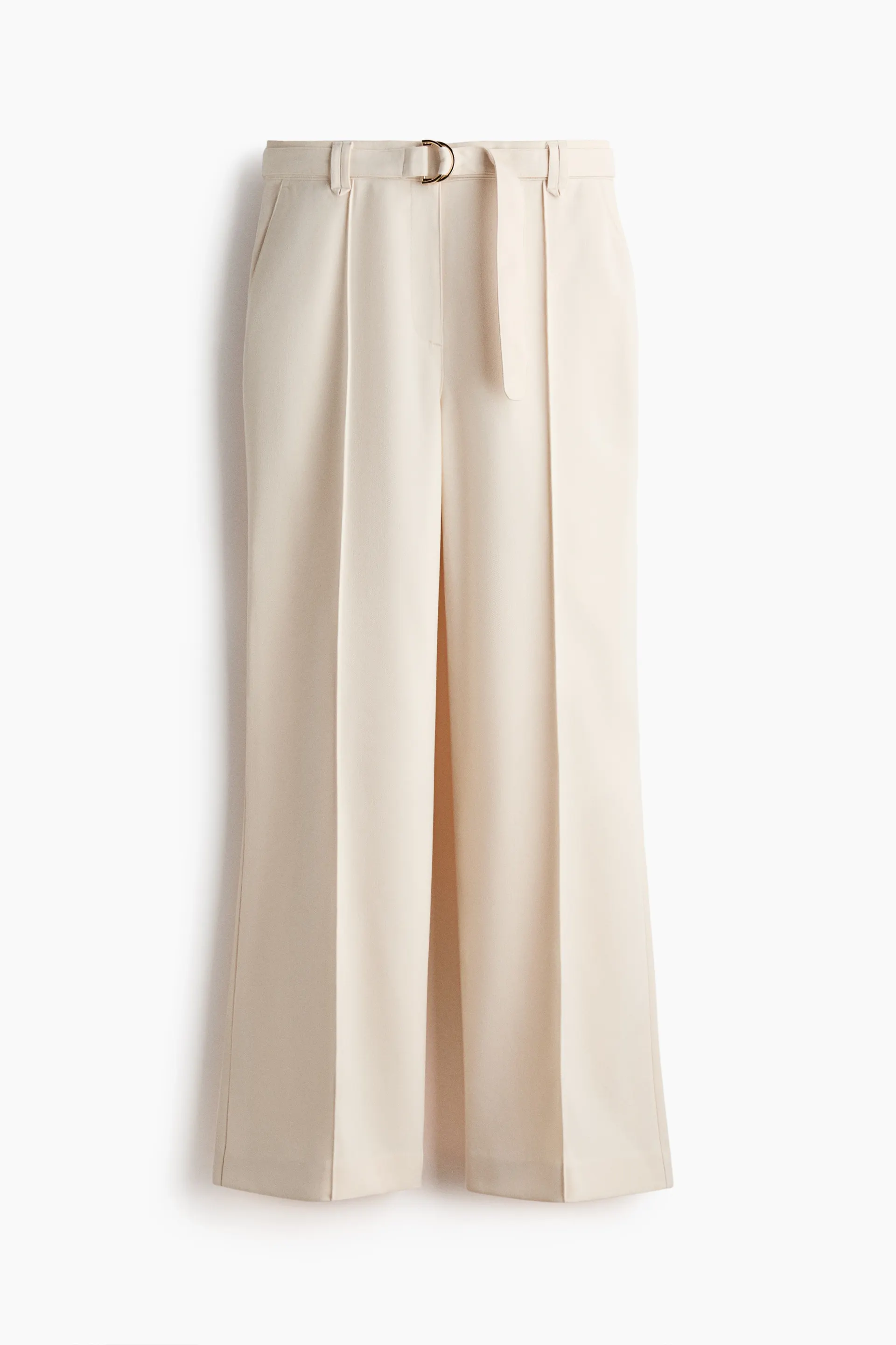 Pantalón acampanado con cinturón