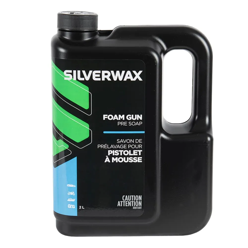 Savon de prélavage de pistolet à mousse pour l'auto 2 L SILVERWAX