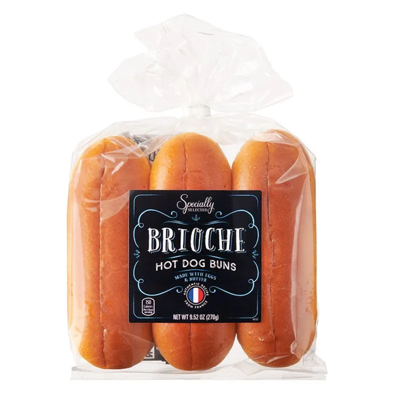Specially Selected Brioche Hot Dog Buns