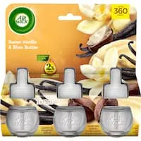 air wick essential oils air freshener refill sweet vanilla & shea butter 57mL
