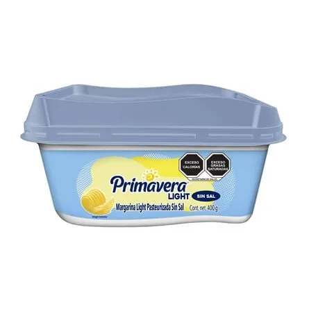 Margarina Sin Sal Primavera Light 400 gr