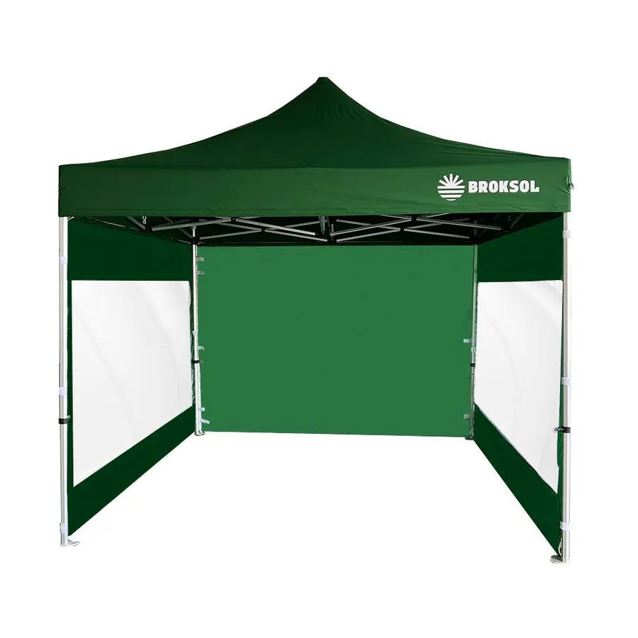 Gazebo Broksol 3x3 m auto armable de aluminio