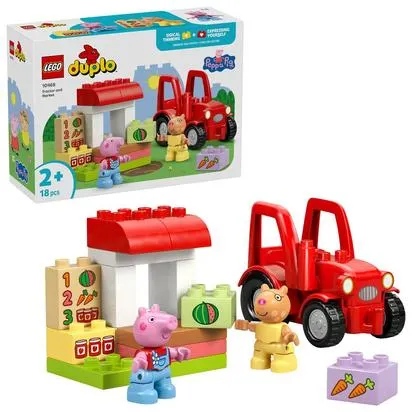 LEGO®DUPLO® PEPPA PIG 10468 TRACTEUR ET MARCHE
