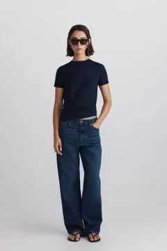 Camiseta básica algodón lisa