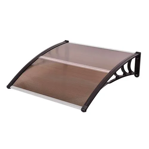 Alero TodoTodo policarbonato Bronce 150x80cm