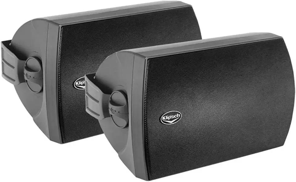 Klipsch AW-650 Indoor/Outdoor Speaker, Black (Pair)