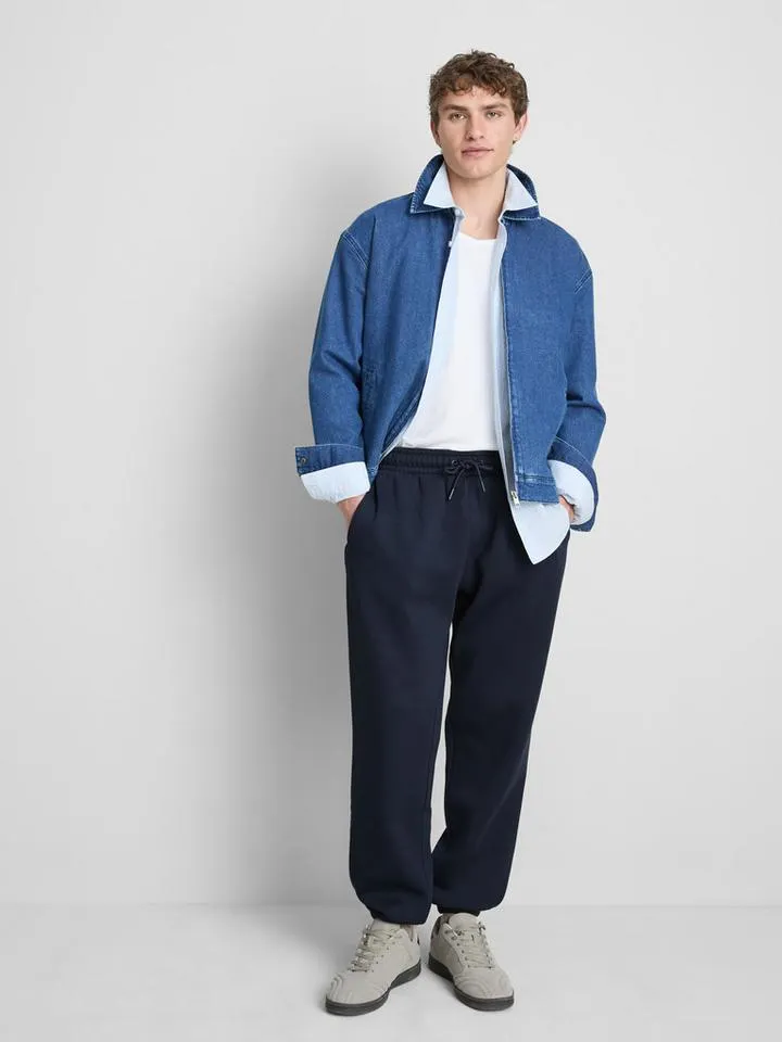 Bas de jogging à taille et chevilles élastiquées
