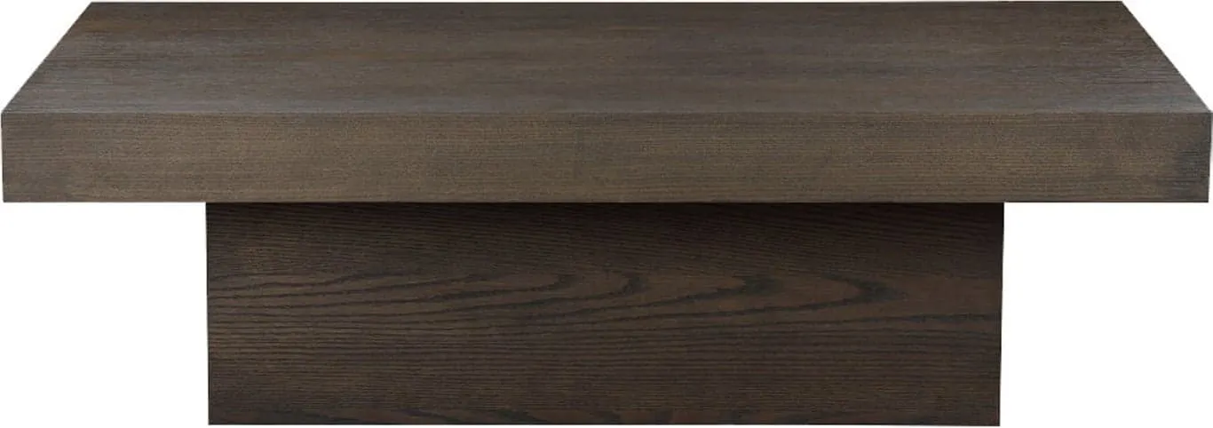 Torino sofabord 70 x 130 cm Brunlakkert eikefiner