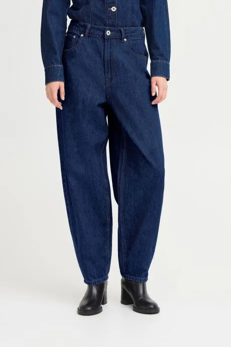 Mom jeans IHBERISEL PA2 dames blauw