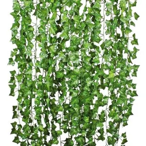 Hiedra artificial decorativa 12 piezas colgante con hojas verdes de eucalipto – ComfortXL