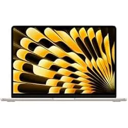 Apple 2025 MacBook Air 13-inch Laptop with M4 chip: Built for Apple Intelligence, 13.6-inch Liquid Retina Display, 16GB Unified Memory, 256GB SSD Storage, 12MP Center Stage Camera, Touch ID; Starlight
