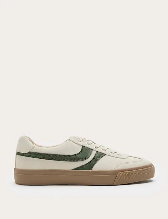 Suede Lace Up Trainers