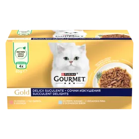 Gourmet Gold Succulent Delights multipack riba 4x85 g