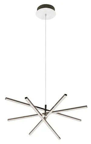 Lampadario LED moderno Concord grigio, luce naturale 2680 lumen, INSPIRE
