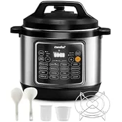 COMFEE’ Pressure Cooker 8 Quart with 16 Cooking Functions, Olla de Presion Non-Stick Pot Yogurt Maker Rice Cooker Slow Cooker Sauté Steamer, Healthy Ceramic Inner Pot