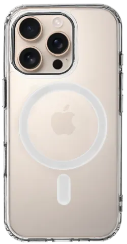 Pouzdro Comfort Magnet iPhone 16 Pro Max průhledná