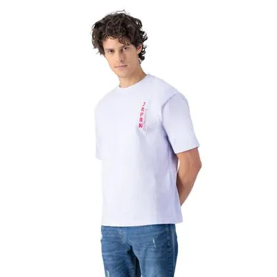 Playera Hummo Hombre Estampado En Espalada Fish Japan
