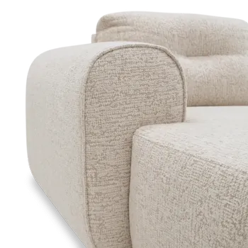 Hoeksalon AMARINO Longchair Links Beige B358