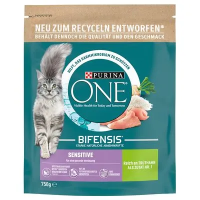 Croquettes PURINA ONE 2 x 450, 650 ou 750 g : 50 % de remise sur le 2ème sac !