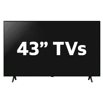 43 inch TVs