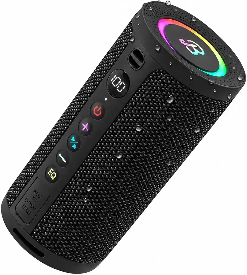BassBloom ROAR 3 Portable Bluetooth Speaker,IPX6 Waterproof,20W