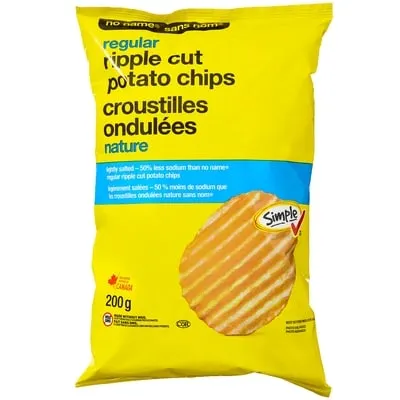Lightly Salted Regular Ripple Cut Potato Chips