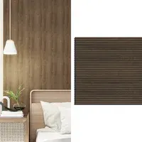 Revestimiento pared Wall Panel WPC Micro Café oscuro 30 x 240 cm