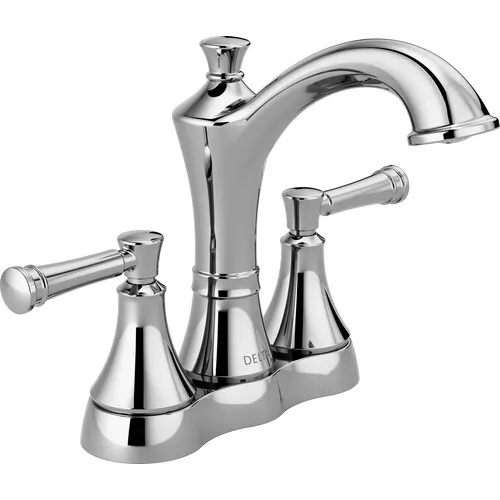 Valdosta 2 Handle Centerset Bathroom Sink Faucet in Chrome