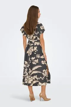 Vestido midi camisero