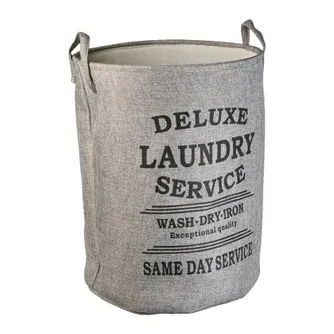 Aztec Laundry Hamper Grey Large