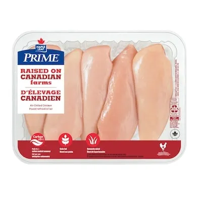 Boneless Skinless Chicken Breasts, Raised on Canadian Farms