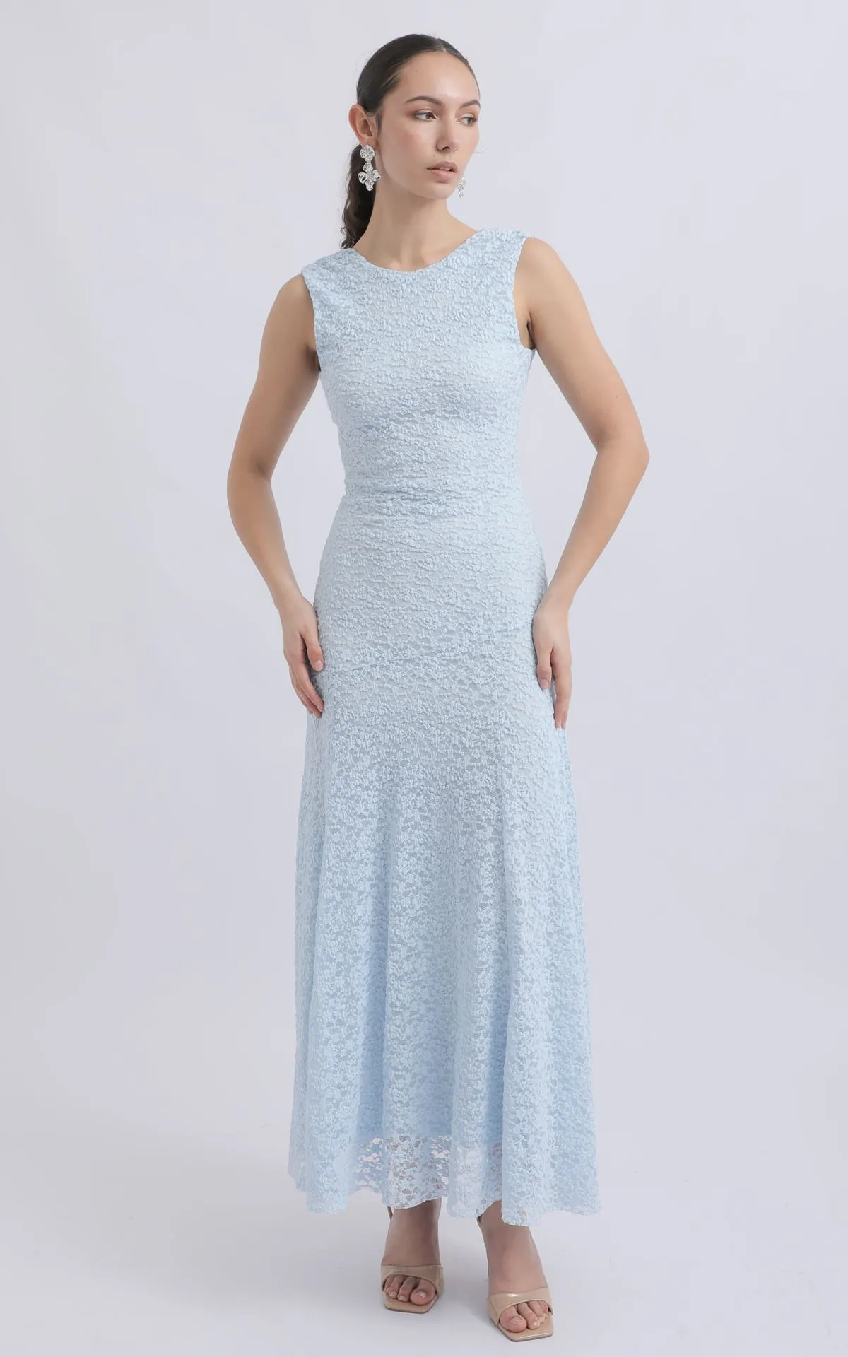 Lace Low Back Maxi