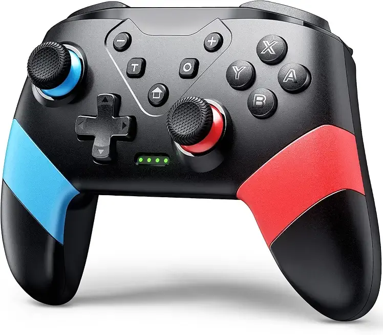 Switch Controllers Compatible with Switch/Lite/OLED, Programming Wireless Pro Controller with Motion Control, Vibration, Wake-up, Turbo, Screenshot