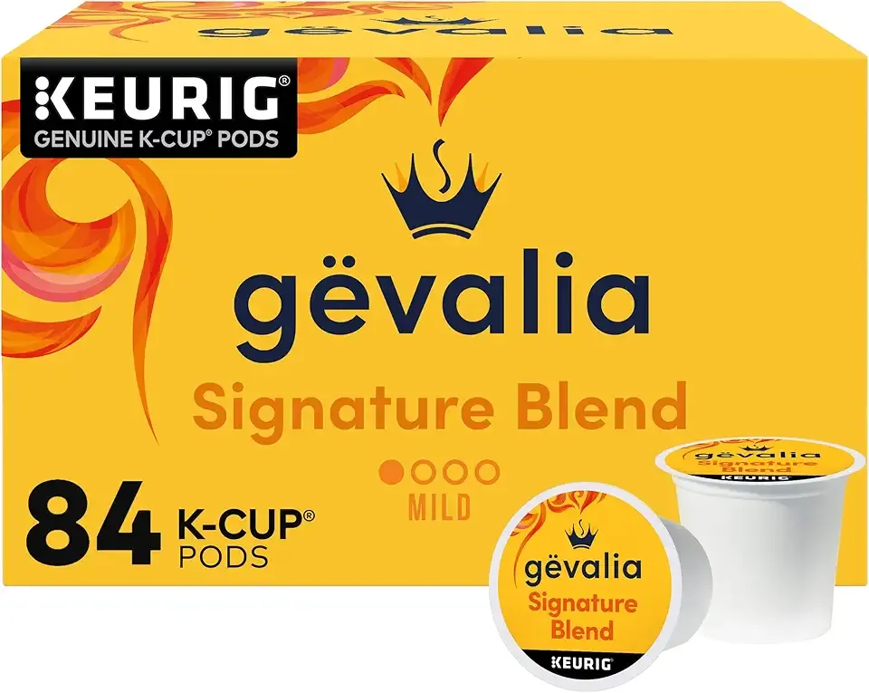 Gevalia Signature Blend Mild Light Roast K-Cup Coffee Pods, 84 ct Box