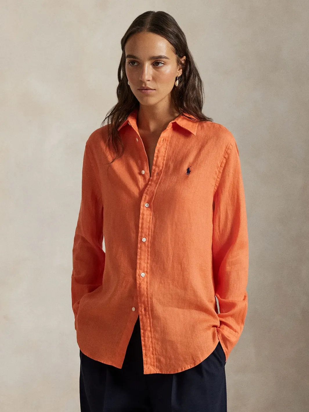 CLASSIC FIT LINEN SHIRT