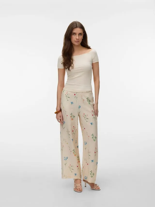 VMJOSIE Høy midje Bukser