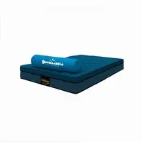 Colchón Sencillo 100x190 Resortado Dublín Azul