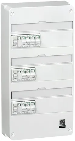 Tableau monté câblé 3 rangées 39 modules T3/T4/T5 - Schneider Electric