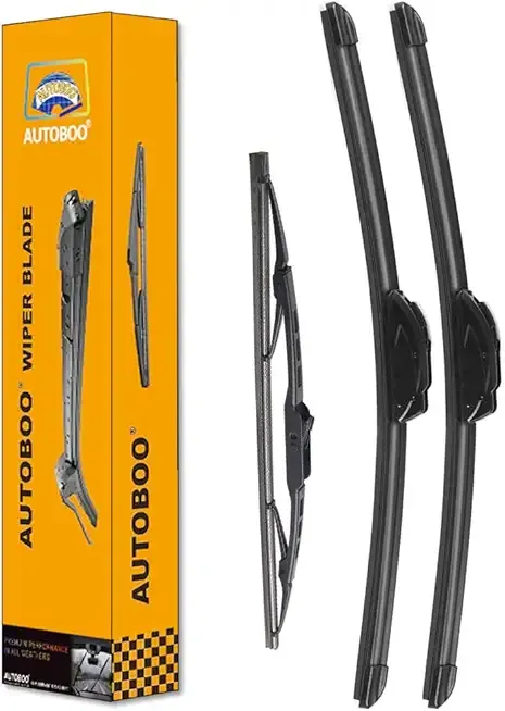AUTOBOO 26"+20" Windshield Wipers with 16" Rear Wiper Blade Replacement for Dodge Grand Caravan 2008-2014 2015 2016 2017 2018 2019 2020 Town & Country -Original Factory Quality (Pack of 3)