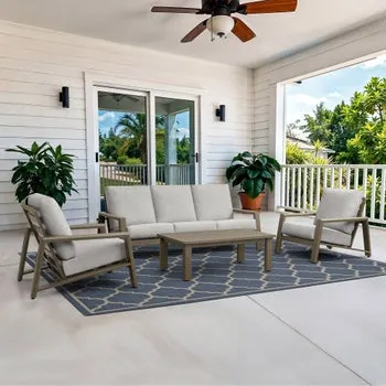 Henredon Arlow 4-piece Outdoor Patio Seating Set