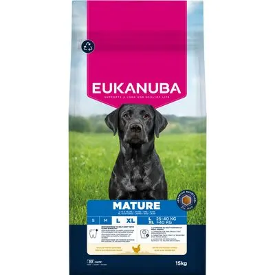 Eukanuba Premium Nutrition Mature Large et Giant Breed au poulet