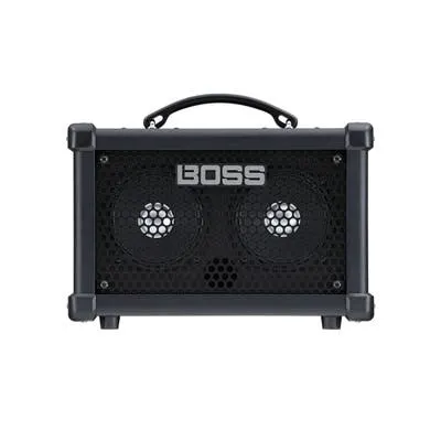 BOSS DUAL CUBE LX 2 X 5 INCH 10 WATT DESK TOP BASS AMPLIFIER COMBO