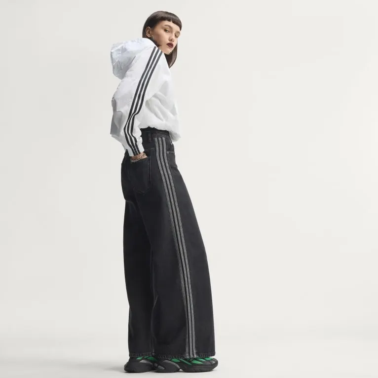 HIGH RISE WIDE LEG DENIM PANT
