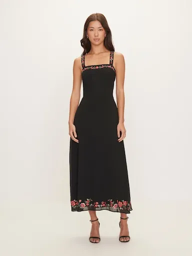 DOTTI Thalia Strappy Midi Dress