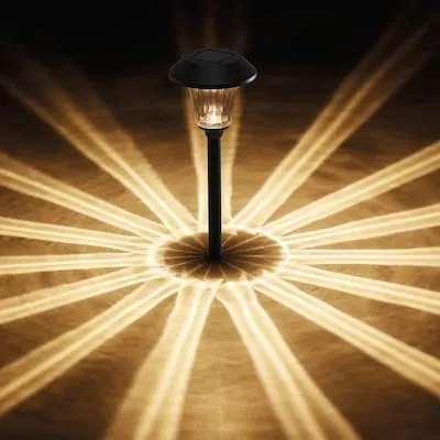 15 -Lumens Oil-Rubbed Bronze Solar LED Outdoor Path Light ( 3000-K )