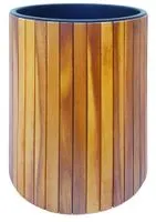 Pflanzkasten aus Akazienholz, ca. 34 x 50 cm - Braun