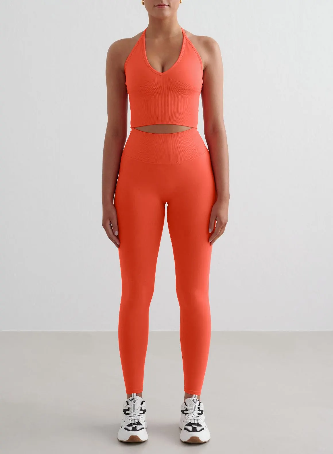 Tangerine Shape Seamless Cross Back Bralette