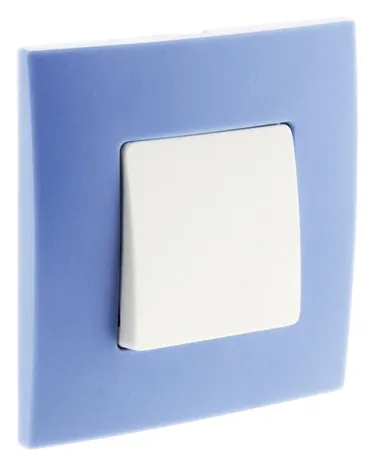 Prise va-et-vient + Plaque bleue \"Clarys\"